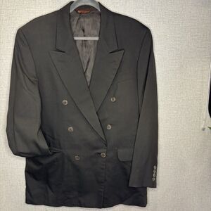 CORBIN Mens Brown Solid 100% Wool Classic Fit Sport Coat Blazer Jacket SIZE 40R